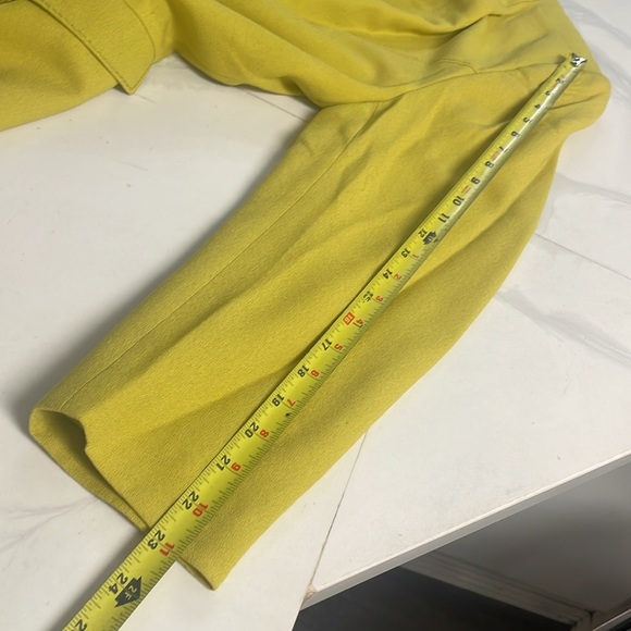 Givenchy Yellow Green Wool Blazer - Picture 8 of 12